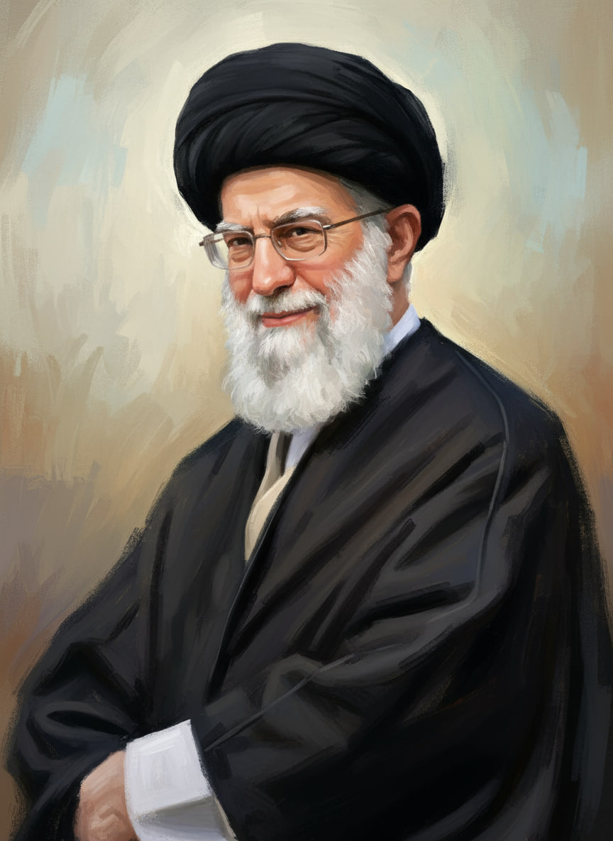 تصویرسازی آیت الله سید علی خامنه ای